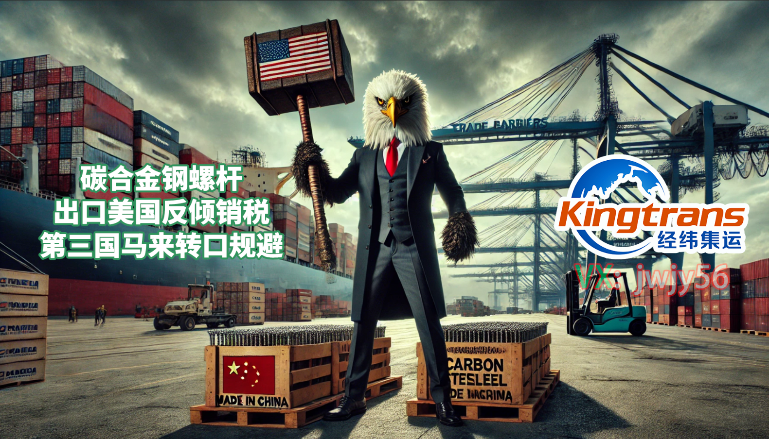 美国高关税壁垒来袭，碳合金钢螺杆出口还能怎么活？答案居然在东