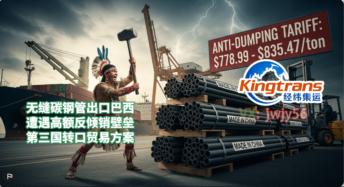 【实操干货】钢管出口如何避开巴西反倾销税？转口+产地证一套组合拳看懂就能用！