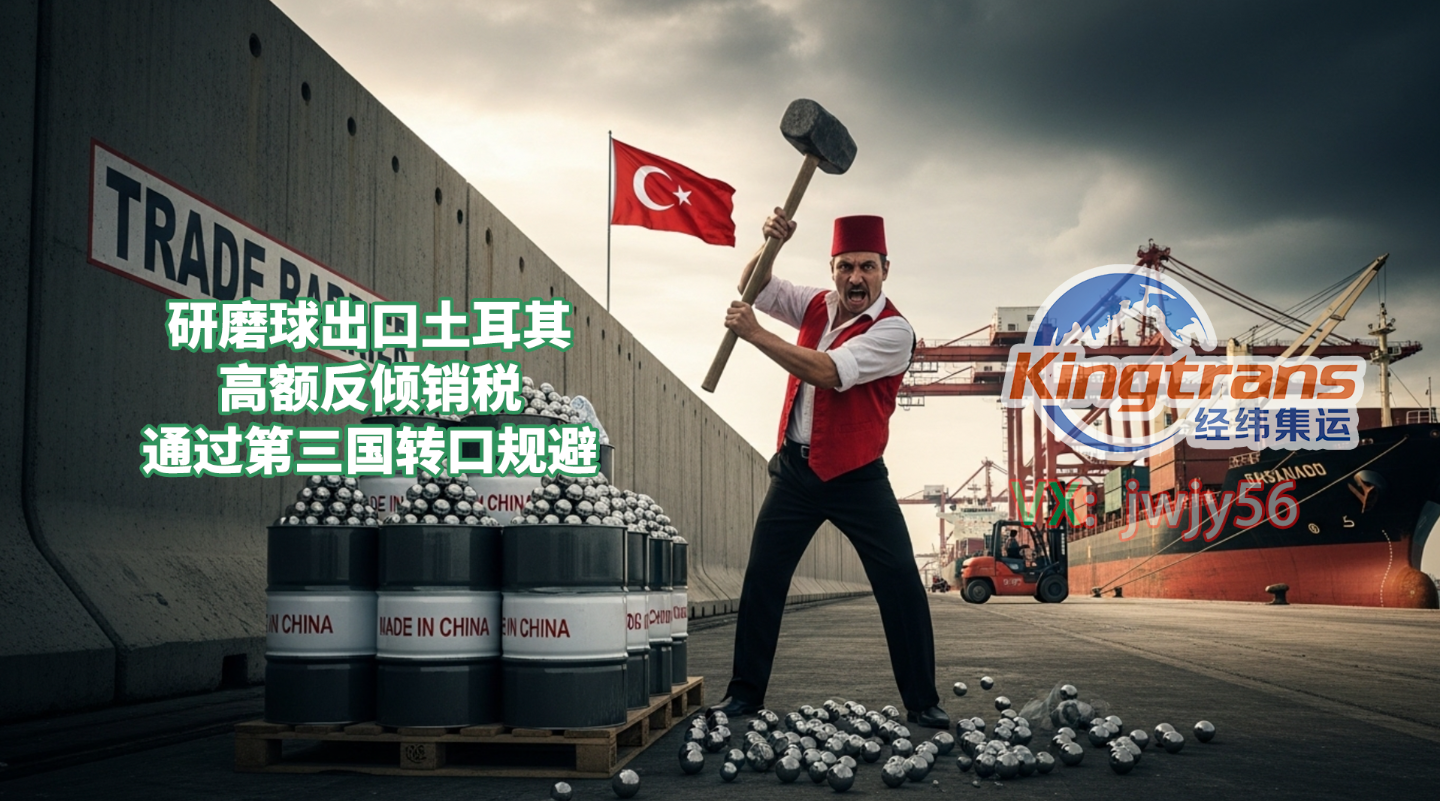 土耳其继续维持对中国制造研磨球的保障措施，推动第三国转口策略