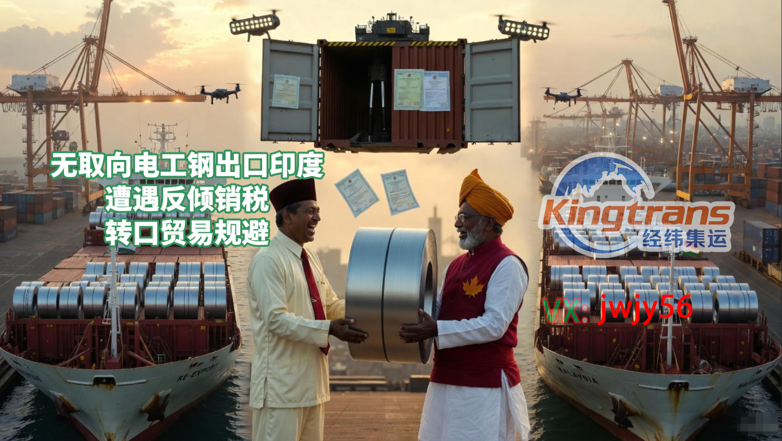 冷轧无取向电工钢出口印度遭遇反倾销税壁垒，中国企业多渠道东南