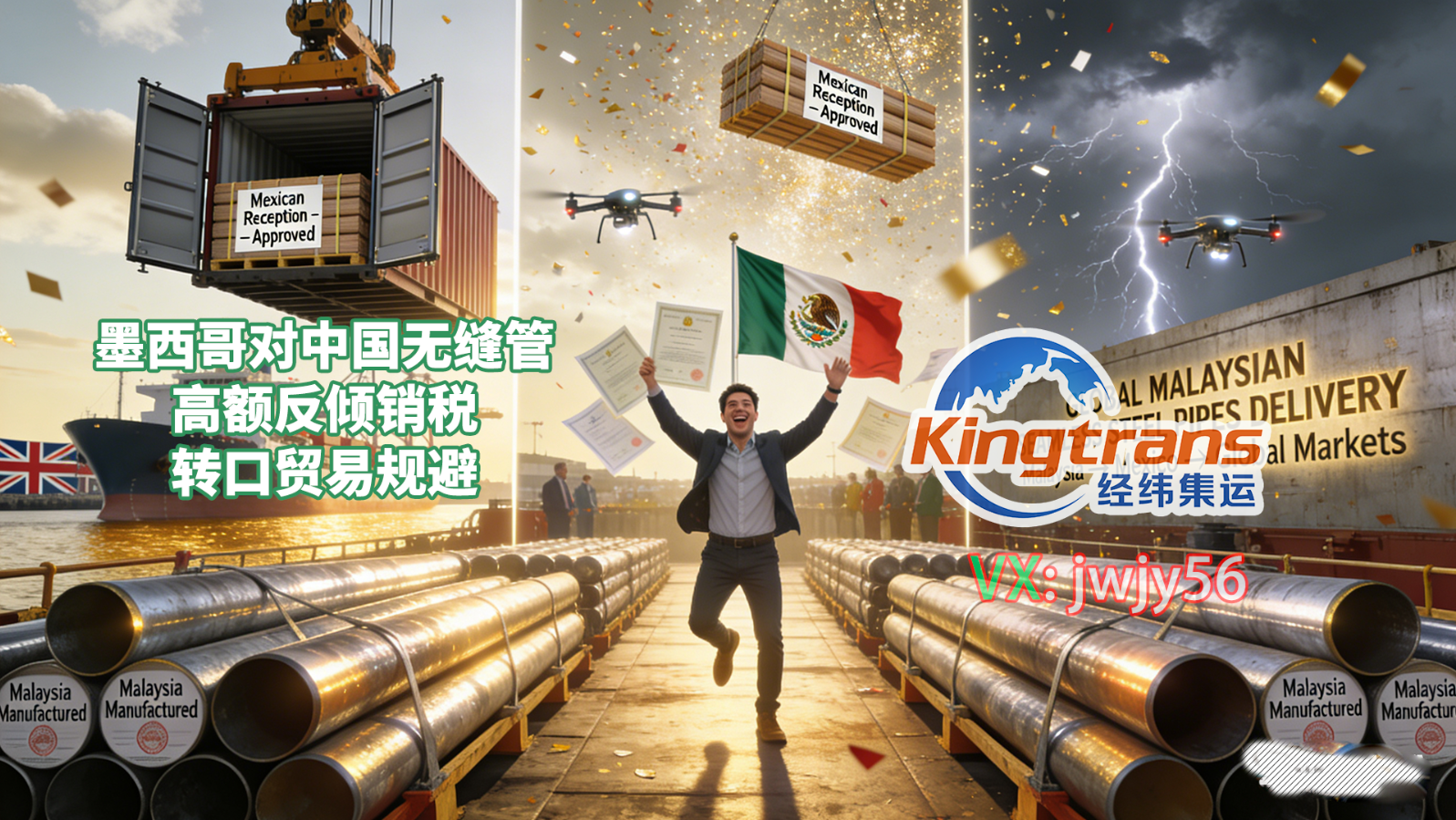 墨西哥无缝钢管反倾销再延长！每吨1568美元压力山大，马来西